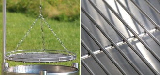 Barbecue rond suspendu Diamètre 550 mm - Devis sur Techni-Contact.com - 3