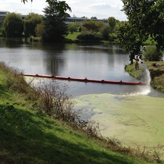 Barrage flottant pollution lentilles d'eau - Devis sur Techni-Contact.com - 1