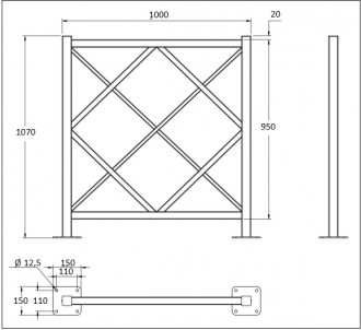 Barrière de ville losanges - Devis sur Techni-Contact.com - 7