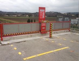 Barrière sécurité quais camion benne - Devis sur Techni-Contact.com - 1