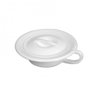 Bassin de lit rond 2,5 L a couvercle blanc - Devis sur Techni-Contact.com - 1