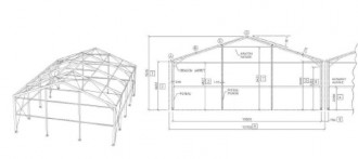 Bâtiments temporaires 15 x 5 m - Devis sur Techni-Contact.com - 3