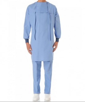 Blouse casaque de chirurgie à bavette - Devis sur Techni-Contact.com - 1