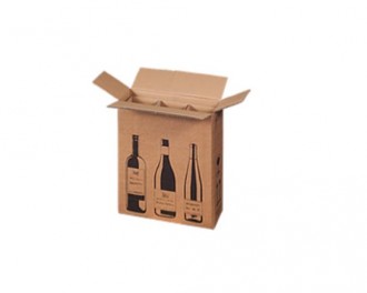 Boîte 1 à 12 bouteilles en carton ondulé - Devis sur Techni-Contact.com - 2