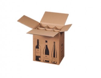 Boîte 1 à 12 bouteilles en carton ondulé - Devis sur Techni-Contact.com - 3