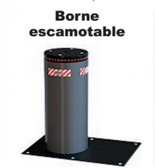Borne escamotable 219 mm - Devis sur Techni-Contact.com - 1