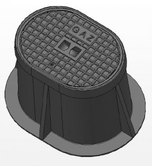 Bouche ovale 250 KN C 250 - Devis sur Techni-Contact.com - 1