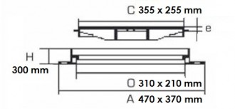 Bouche ovale 250 KN C 250 - Devis sur Techni-Contact.com - 2