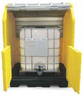 Box de stockage en pehd 1 transicuve avec rétention - Devis sur Techni-Contact.com - 2
