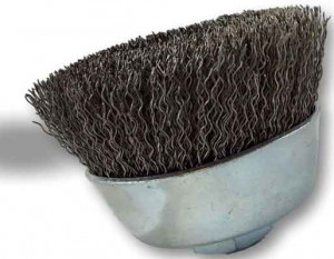 Brosse forme coupe avec alésage Fil ondulé - Devis sur Techni-Contact.com - 2