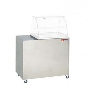 Buffet inox avec support vitrine - Devis sur Techni-Contact.com - 1