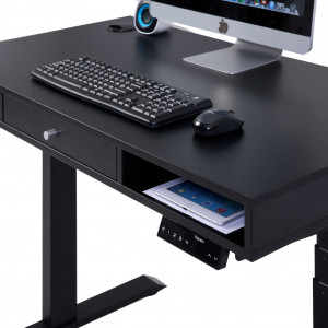 Bureau assis debout 2 moteurs avec plateau tiroirs SPACE DYNAMIC 110 - Devis sur Techni-Contact.com - 3