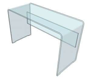 Bureau plexiglas - Devis sur Techni-Contact.com - 2