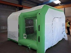 Cabine gonflable sablage grenaillage aérogommage - Devis sur Techni-Contact.com - 1