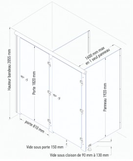 Cabines collectives vestiaires - Devis sur Techni-Contact.com - 6