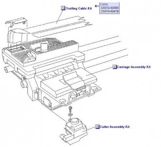 Câble en nappe pour HP Designjet 500 - Devis sur Techni-Contact.com - 3