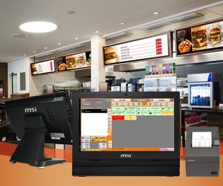 Caisse enregistreuse tactile Fast Food - Devis sur Techni-Contact.com - 1