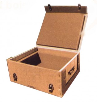 Caisse navette carton et bois - Devis sur Techni-Contact.com - 1