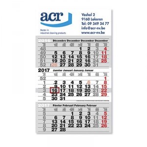 Calendrier trimestriel  - Devis sur Techni-Contact.com - 3