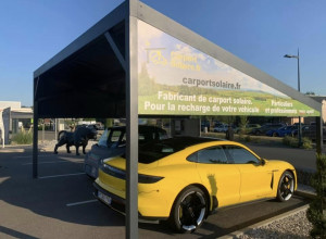 Carport photovoltaique avec borne de recharge pour véhicules électriques - Devis sur Techni-Contact.com - 4