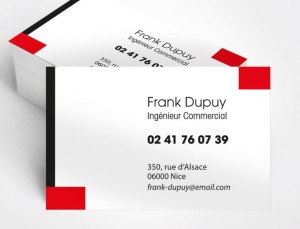 Cartes de visite papier blanc - Devis sur Techni-Contact.com - 1