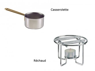 Casserolette et réchaud - Devis sur Techni-Contact.com - 1