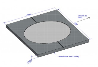 Cercle pour lancer de disque - Devis sur Techni-Contact.com - 2