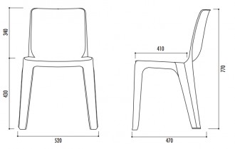 Chaise empilable plastique - Devis sur Techni-Contact.com - 2