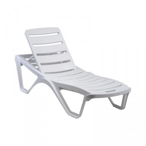 Chaise longue plastique à dossier inclinable CAPRICCIO - Devis sur Techni-Contact.com - 2