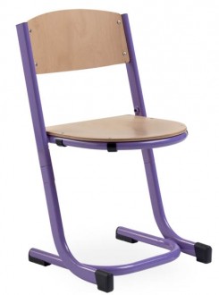 Chaise scolaire en bois empilable - Devis sur Techni-Contact.com - 1