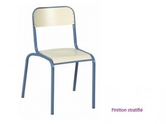 Chaise scolaire en hêtre ou stratifié - Devis sur Techni-Contact.com - 2