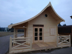 Chalet en bois avec toit 45° - Devis sur Techni-Contact.com - 3