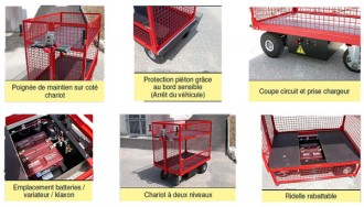 Chariot à plateau motorisation électrique - Devis sur Techni-Contact.com - 4