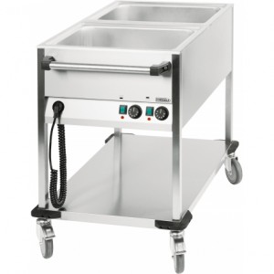 Chariot bain-marie 2 x GN 1/1 verticale - Devis sur Techni-Contact.com - 1