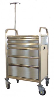 Chariot d'urgence inox - Devis sur Techni-Contact.com - 1