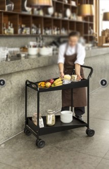 Chariot de service restaurant 150 Kg - Devis sur Techni-Contact.com - 5