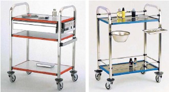 Chariot de soins plateaux inox - Devis sur Techni-Contact.com - 1