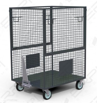 Chariot grillagé grand volume - Devis sur Techni-Contact.com - 1