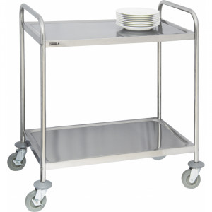 Chariot inox de service 2 plateaux - Devis sur Techni-Contact.com - 1