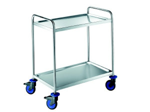 Chariot de service inox 2 plateaux - Devis sur Techni-Contact.com - 2