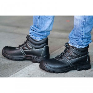 Chaussure cuir noire haute de protection - Devis sur Techni-Contact.com - 4