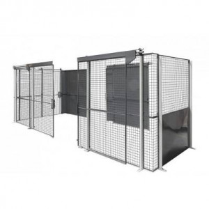 Cloison industrielle grillagée modulable - Devis sur Techni-Contact.com - 3