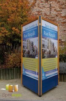 Colonne affichage vitrines exterieur - Devis sur Techni-Contact.com - 2