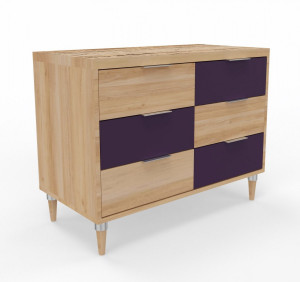 Commode en bois 6 tiroirs - Devis sur Techni-Contact.com - 1