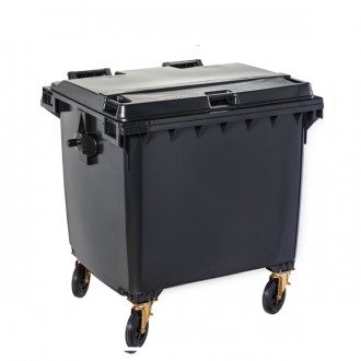 Conteneur 4 roues 660 litres - Devis sur Techni-Contact.com - 1