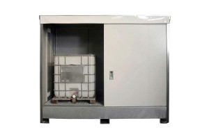 Conteneur de stockage 3 m pour 2 IBC 1000 litres - Devis sur Techni-Contact.com - 2