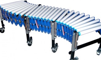 Convoyeur extensible à rouleaux 40 Kg - Devis sur Techni-Contact.com - 1