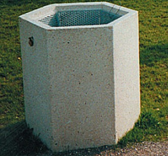 Corbeille cendrier béton - Devis sur Techni-Contact.com - 2