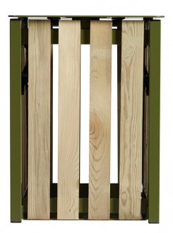 Corbeille de ville en bois - 50L - Devis sur Techni-Contact.com - 4