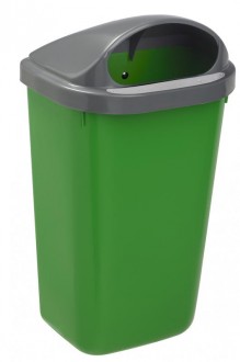 Corbeille de ville plastique 50 L - Devis sur Techni-Contact.com - 1